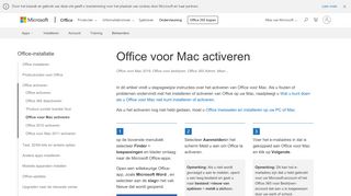 
                            4. Office voor Mac activeren - Office 365