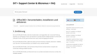 
                            9. Office365+: herunterladen, installieren und aktivieren – DIT ...