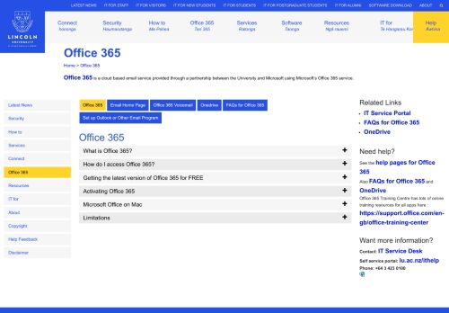 
                            10. Office365 - Service Desk - Lincoln University