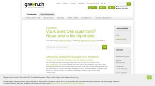 
                            6. Office365 Webanwendungen und Webmail - Green.ch
