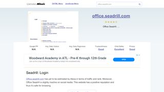 
                            6. Office.seadrill.com website. Seadrill: Login.