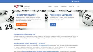 
                            7. Official Affiliate Program for theLotter | Online Lotto Affiliates