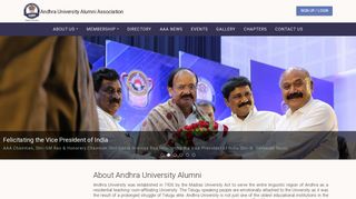 
                            9. Official Alumni community of Andhra University