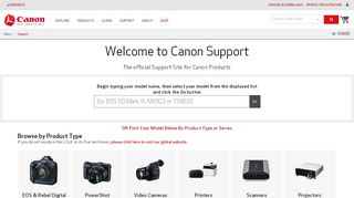 
                            4. Official Canon Service and Support, Canon drivers, Canon tech ...