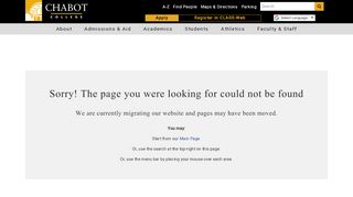 
                            2. Official Chabot College Website