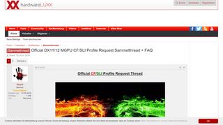 
                            9. Official DX11/12 MGPU CF/SLI Profile Request Sammelthread + FAQ ...