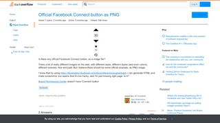 
                            1. Official Facebook Connect button as PNG - Stack Overflow