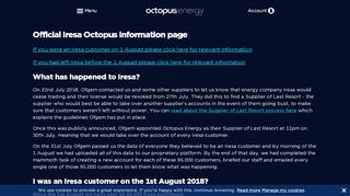 
                            6. Official Iresa Octopus information page | Octopus Energy