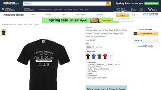 
                            12. Official Member Of The Piss & Moan Club Funny T Shirt Comedy Tee ...