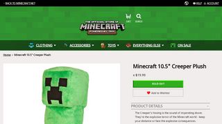 
                            13. Official Minecraft Store – Powered by J!NX : Minecraft 10.5