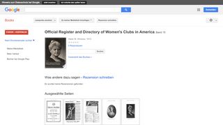
                            9. Official Register and Directory of Women's Clubs in America