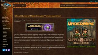 
                            2. Official Runes of Magic Browser Version launched! - Runes of Magic ...