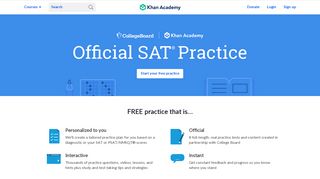 
                            9. Official SAT® Practice | Khan Academy