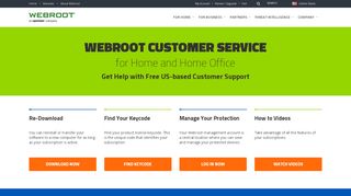 
                            5. Official Support & Customer Service for Home | Webroot