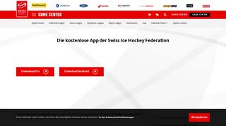 
                            6. Official Swiss Ice Hockey App - alle Informationen zum Schweizer ...