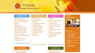 
                            9. Official Web Portal of Chandigarh Administration