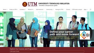 
                            12. Official Web Portal of Universiti Teknologi Malaysia |