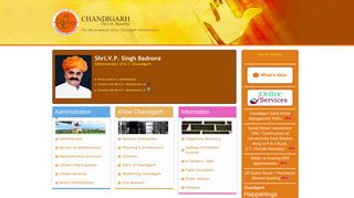 
                            5. Official Website of Chandigarh Administration