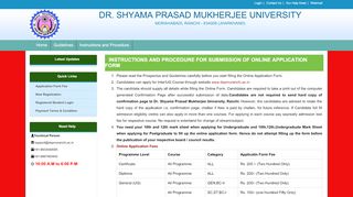 
                            12. Official Website of Dr. Shyama Prasad Mukhrjee University, Ranchi ...