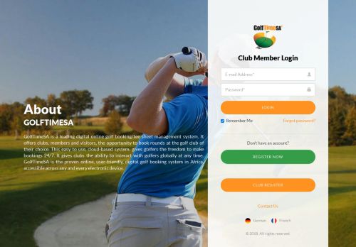 
                            3. Official Website of GolfTimeSA