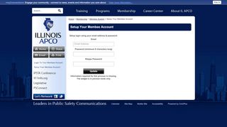 
                            12. Official Website of the Illinois Chapter of APCO - Setup Your Membee ...