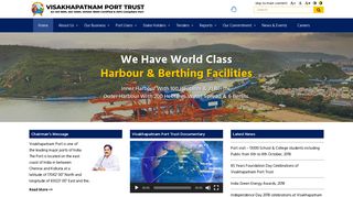 
                            2. Official Website of Visakhapatnam Port Trust