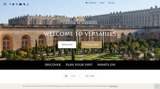 
                            8. Official website - Palace of Versailles