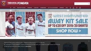 
                            5. Official West Ham United Store - buy West Ham Kit Online