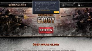 
                            3. Offizielle Communityseite - War2 Glory - kostenloses Browserspiel