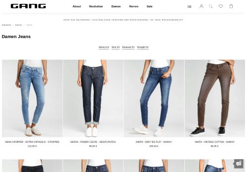 
                            3. Offizieller GANG Jeans Onlineshop - Gang Fashion