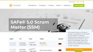 
                            13. Offizieller PSM Kurs der Scrum.org - Kegon AG