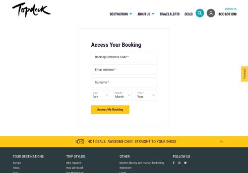 
                            3. Offline Login - Topdeck Travel