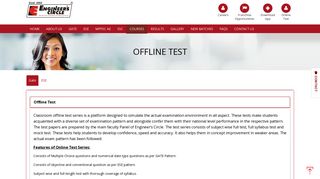 
                            4. Offline Test Series - Engineer's Circle