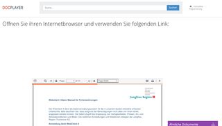 
                            2. Öffnen Sie ihren Internetbrowser und verwenden Sie folgenden Link ...