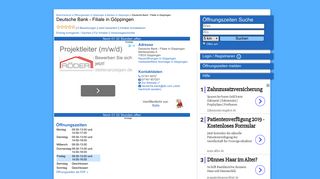
                            4. ᐅ Öffnungszeiten „Deutsche Bank - Filiale“ | Mörikestraße 9 in ...