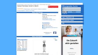 
                            12. ᐅ Öffnungszeiten „Ostrad Fahrräder GmbH“ | Winsstr. 48 in Berlin