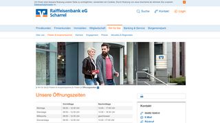 
                            11. Öffnungszeiten - Raiffeisenbank eG Scharrel
