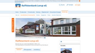 
                            2. Öffnungszeiten - Raiffeisenbank Lorup eG
