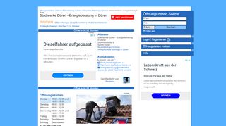 
                            11. ᐅ Öffnungszeiten „Stadtwerke Düren - Energieberatung ...