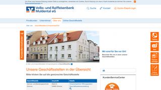 
                            4. Öffnungszeiten - VR-Bank Muldental eG