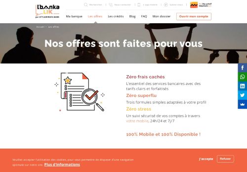 
                            4. Offres bancaires L'bankalik - Ouverture de compte en ligne