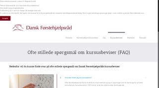 
                            6. Ofte stillede spørgsmål om kursusbeviser (FAQ) - Dansk ...