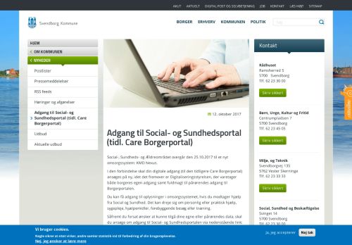 
                            4. og Sundhedsportal (tidl. Care Borgerportal) - Svendborg Kommune