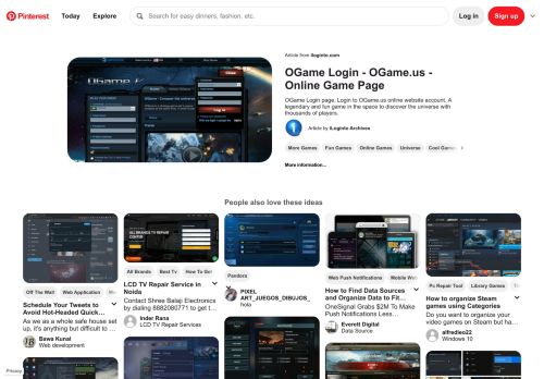 
                            8. OGame Login | Login Archives | Login page, Archive, Website - Pinterest