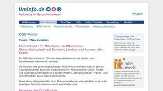 
                            3. ÖGD-Portal - Die Fachnetze - UmInfo.de