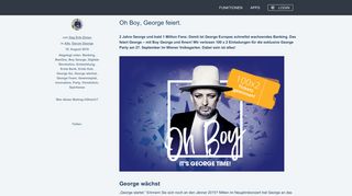 
                            11. Oh Boy, George feiert. - blog.mygeorge.at