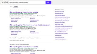 
                            9. ohio mits portal unauthenticated - Luxist - Content Results