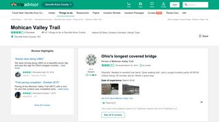 
                            8. Ohio's longest covered bridge - Review of Mohican Valley Trail ...