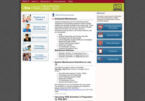 
                            12. Ohio's State Tests - Ohio Assessment Systems