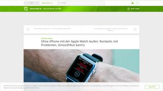 
                            9. Ohne iPhone mit der Apple Watch laufen: Runtastic mit Problemen ...